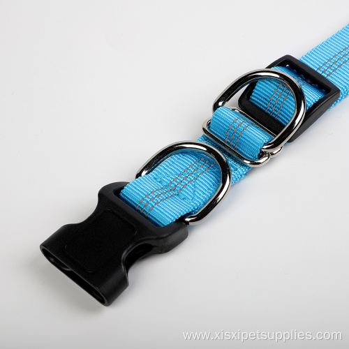 Soft Padded Breathable Nylon Pet Collar Adjustable